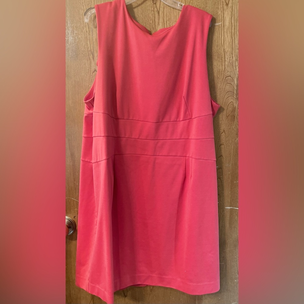 Coral colored Apt 9 Sleeveless Dress, 3X.